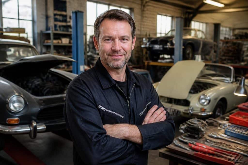 découvrez aurélien letheux, son parcours professionnel, son garage spécialisé et ses émissions à succès wheeler dealers france.