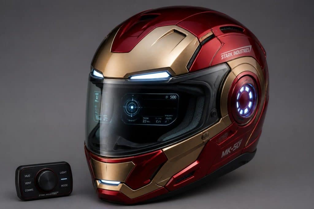 découvrez le casque moto iron man alliant design inspiré, sécurité optimale et fonctionnalités innovantes pour une expérience de conduite unique et protégée.