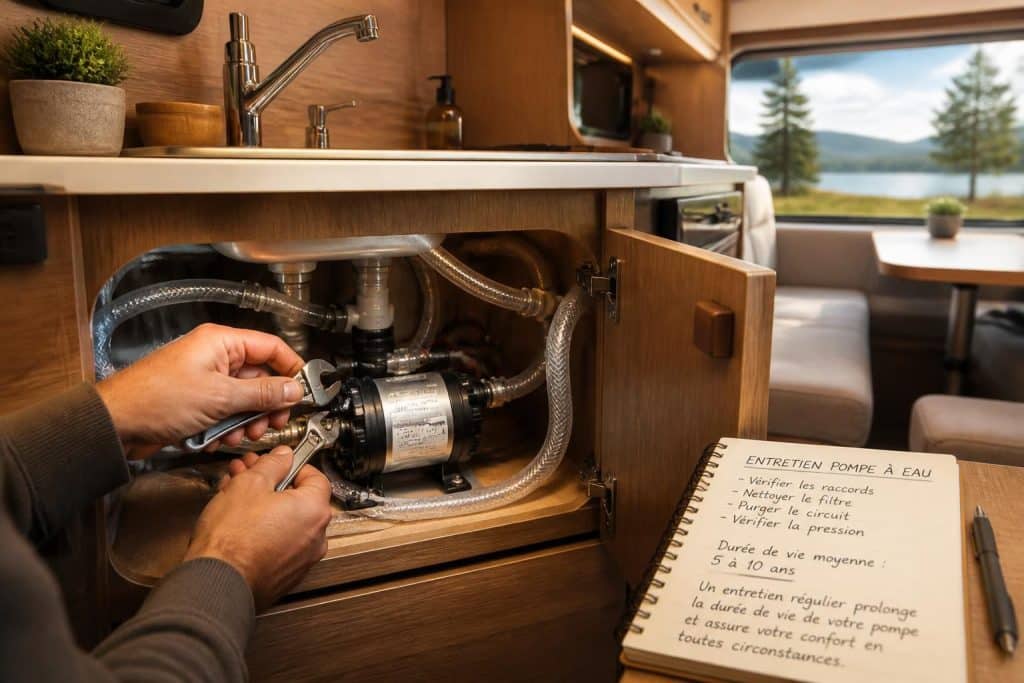 découvrez la durée de vie moyenne d'une pompe à eau pour camping-car et nos conseils pour optimiser son utilisation et prolonger sa performance.